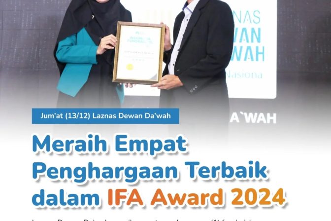 Laznas Dewan Dakwah Raih Empat Penghargaan Terbaik dalam IFA 2024