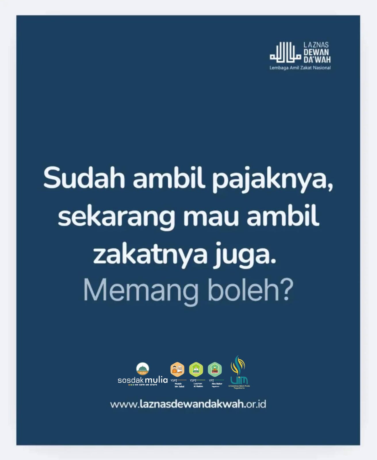 8 Asnaf Penerima Zakat