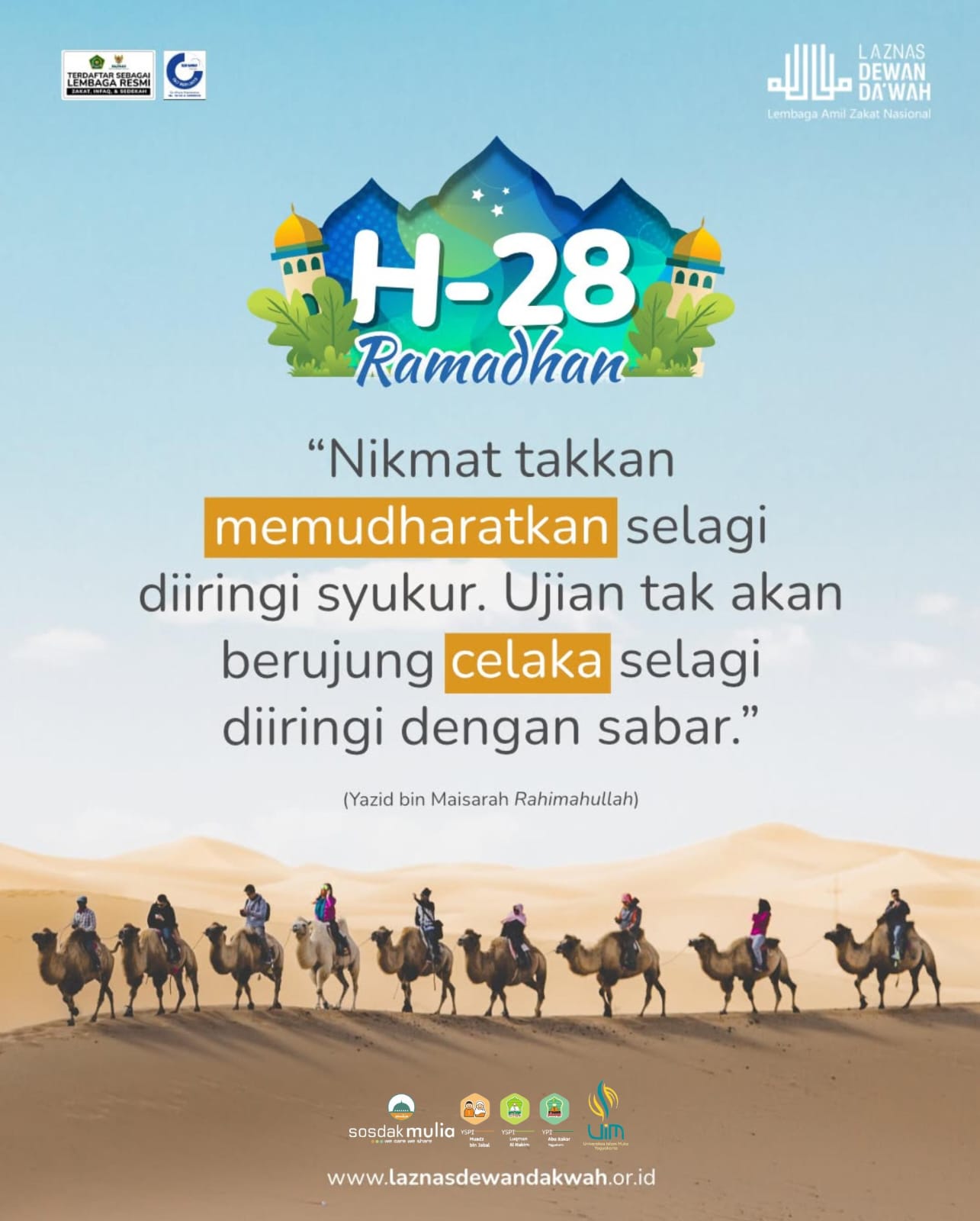 Agar Nikmat dan Ujian Tidak Menjadi Mudharat dan Celaka