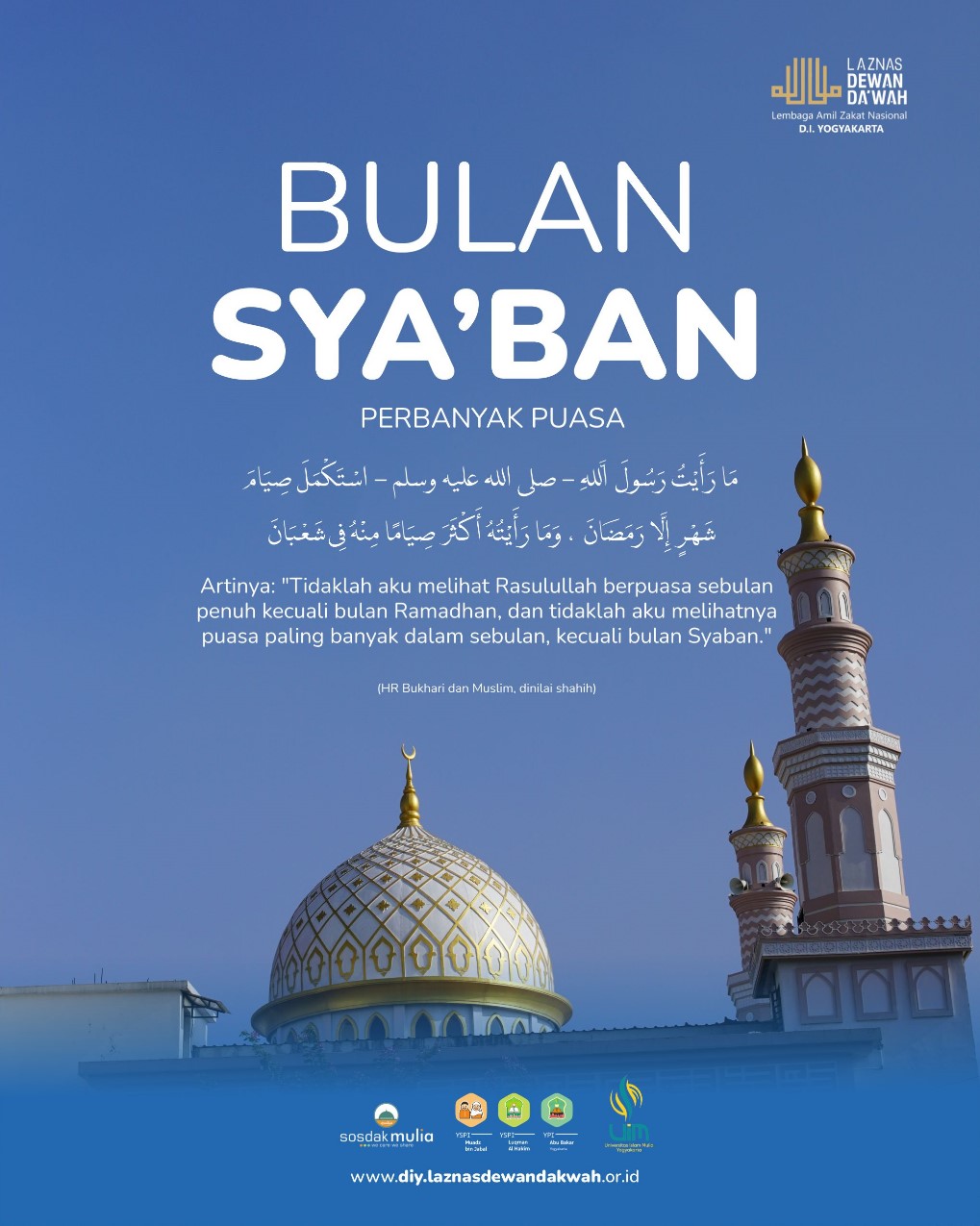 Sya’ban Bulan latihan sebelum Ramadhan