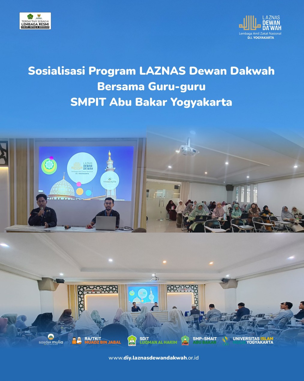 Sosialisasi Program Laznas Dewan Dakwah bersama Guru-guru SMPIT Abu Bakar Yogyakarta