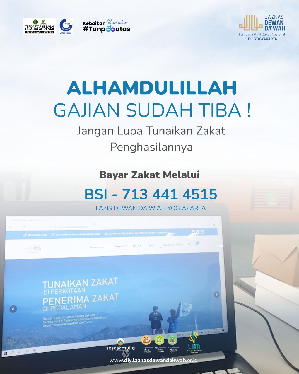 Gajian Tiba, Zakat Penghasilannya Jangan Lupa