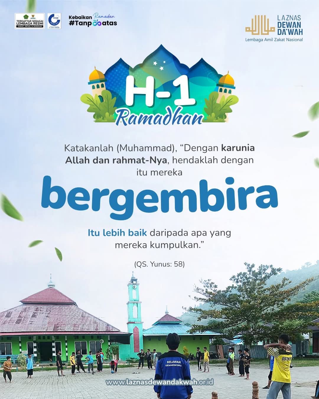 Jum’at Berkah, gembira Sambut Ramadhan