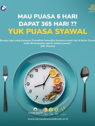 Puasa 6 Hari, Dapat Pahala Puasa Setahun Penuh!