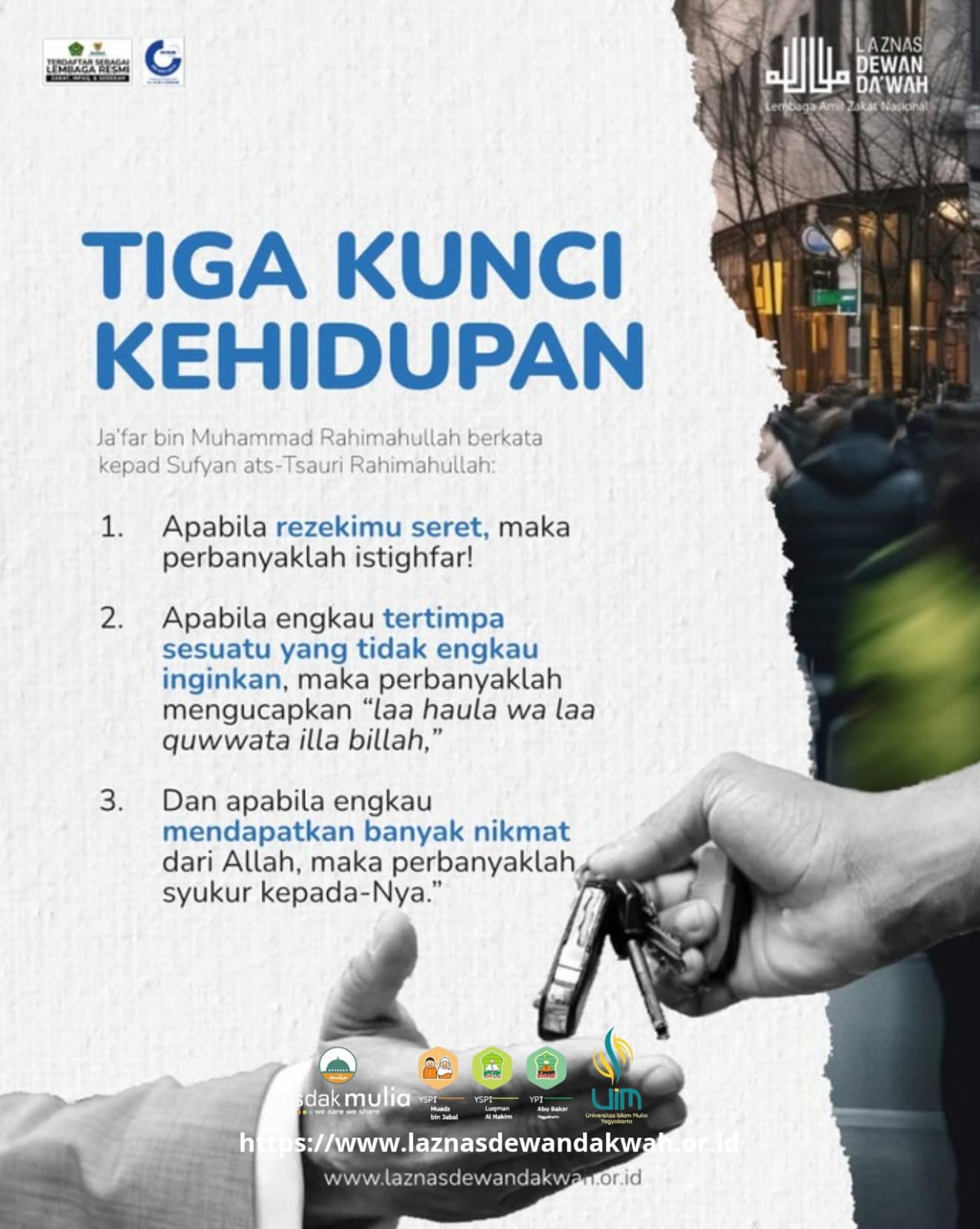Tiga Kunci Kehidupan