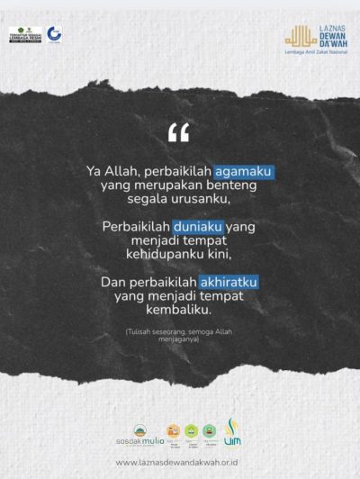 Semoga Allahﷻ Memperbaiki Kehidupan Kita Semua