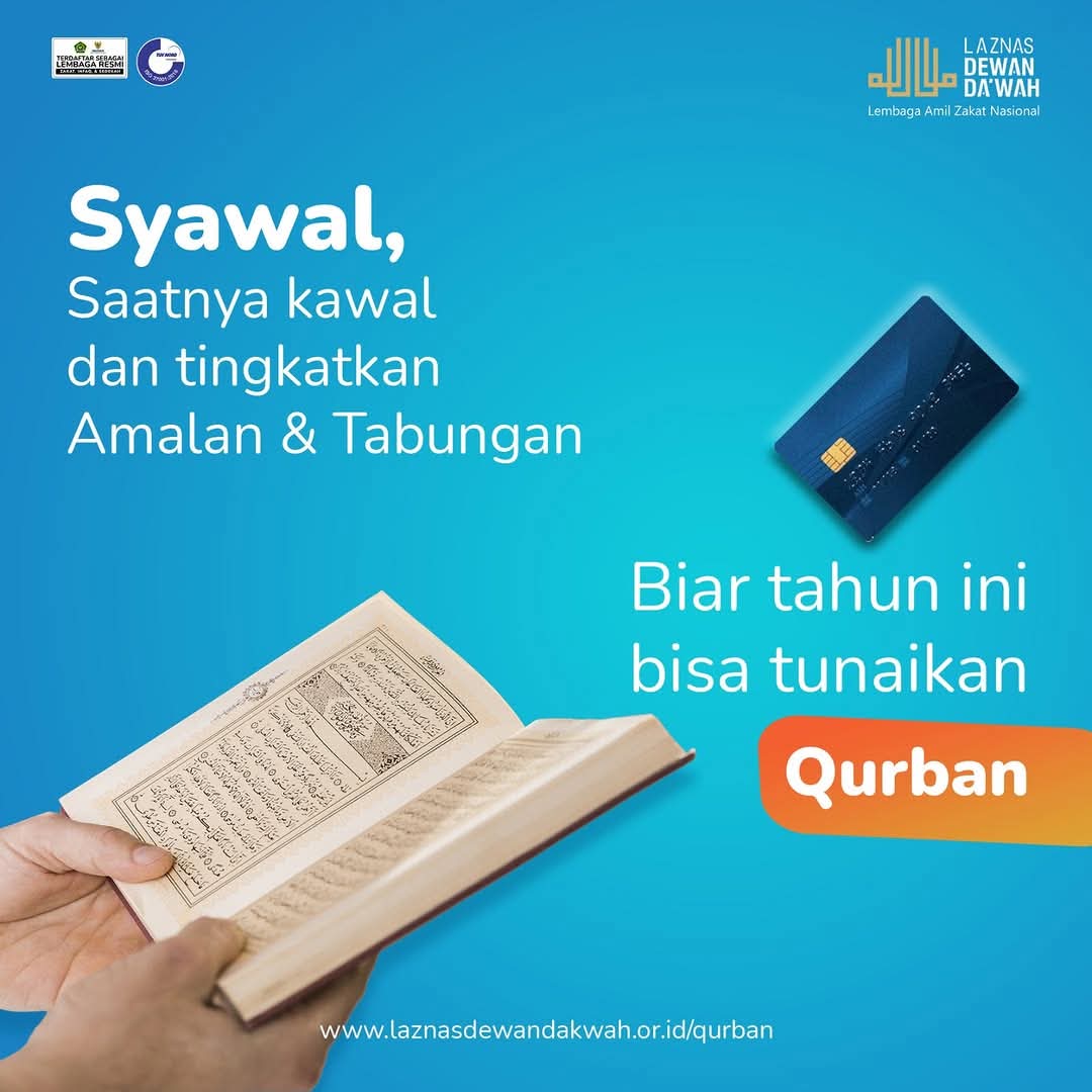 Syawal, Saatnya Kawal dan Tingkatkan Amalan & Tabungan