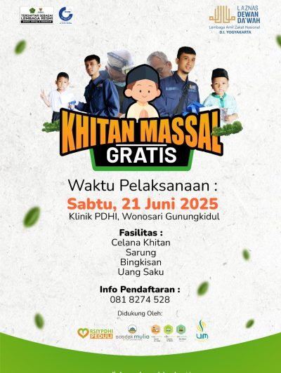 Khitanan Masal Gratis Laznas Dewan Dakwah tahun 2025
