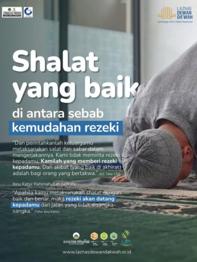 Shalat yang Baik Di antara Sebab Kemudahan Rezeki