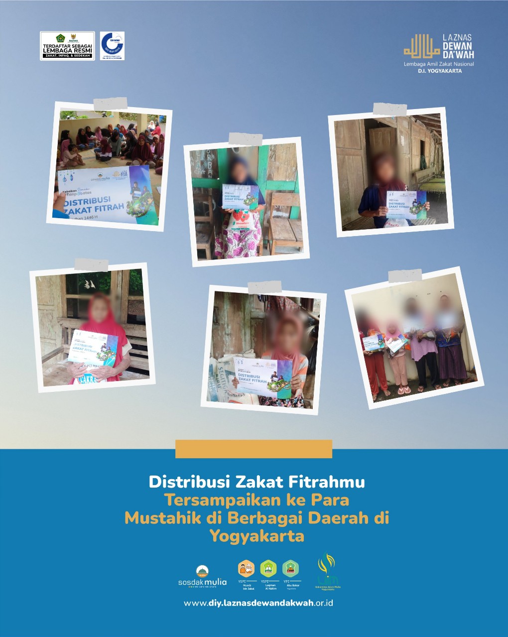 Zakat Fitrahmu Telah Terdistribusikan kepada Mereka yang berhak Menerima