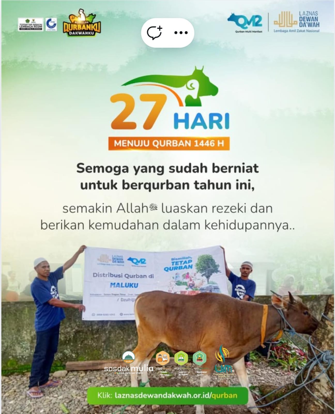 Semoga Qurban membawa Berkah