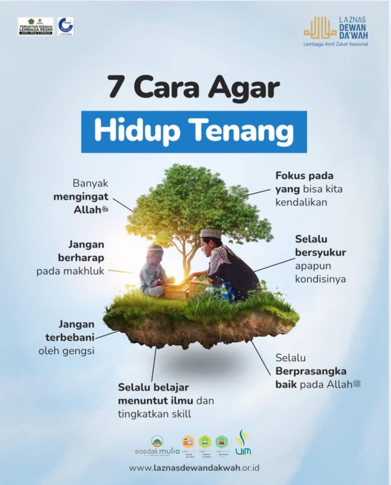 Tujuh Cara Agar Hidup Tenang