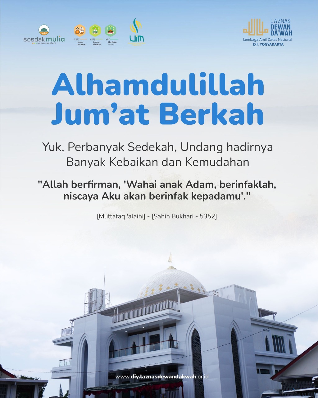 Jum’at Berkah, Jangan Lupa Sedekah
