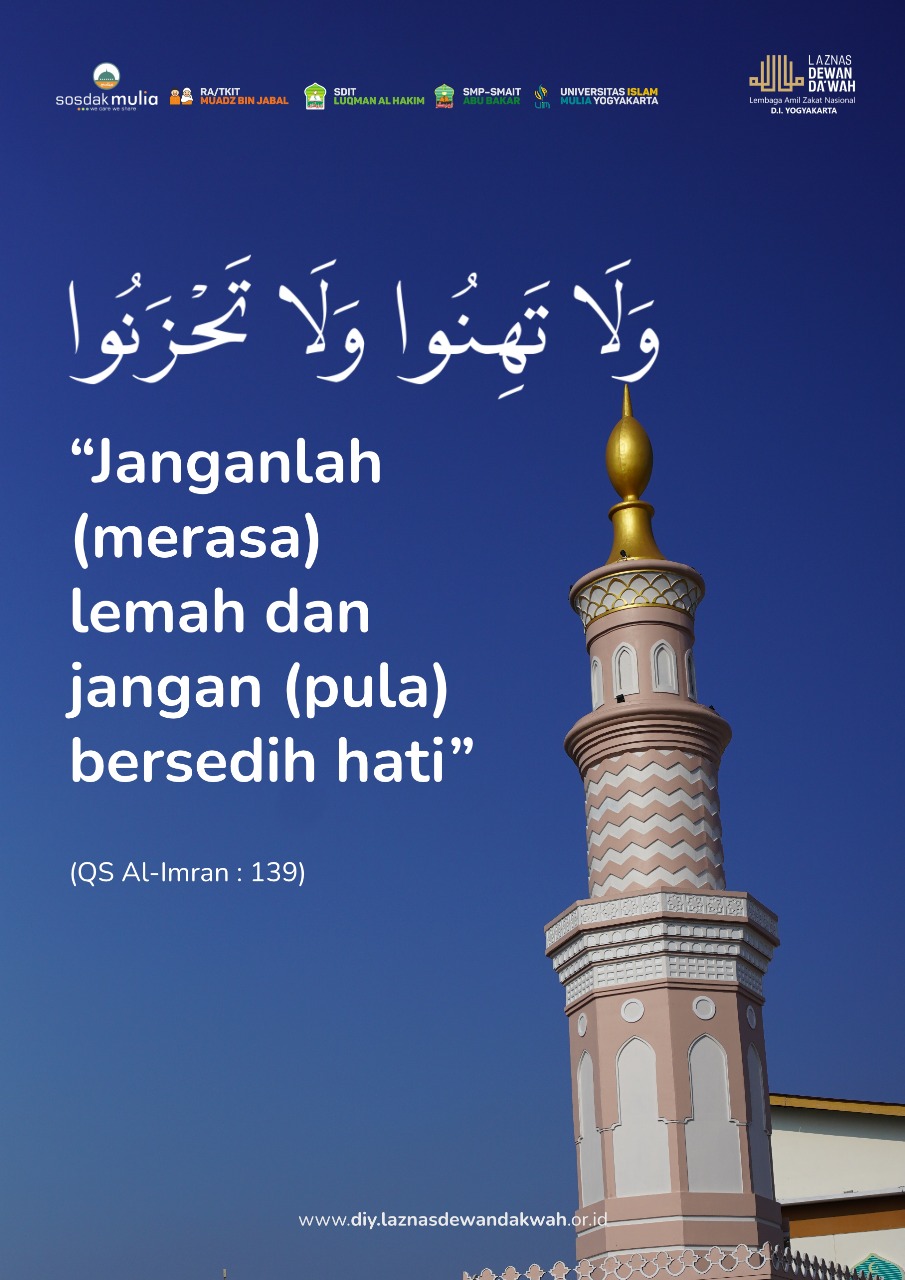 Jangan lemah dan Jangan Bersedih