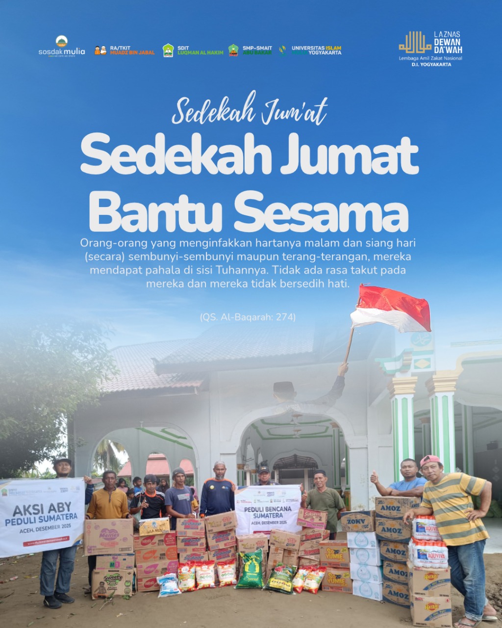 Jum’at Berkah: Sedekah Jum’at Bantu Sesama