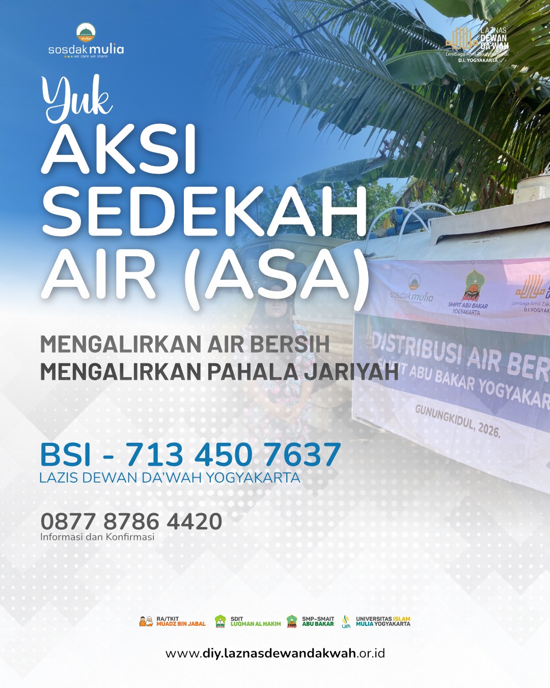 Kekeringan Landa Berbagai Wilayah, Alirkan Air Bersih Melalui Program ASA